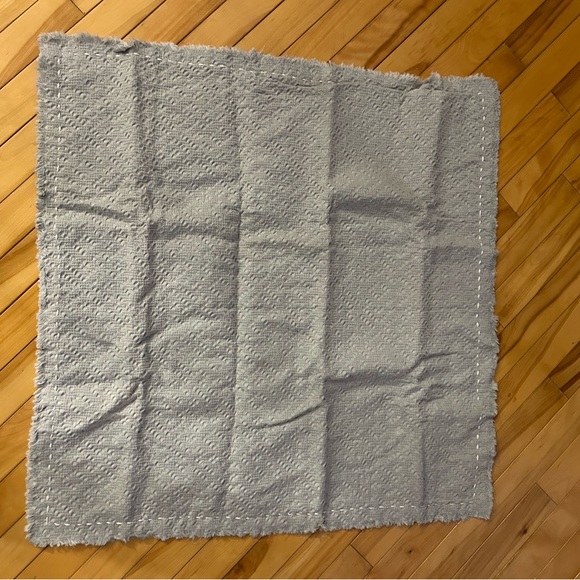 Large grey European pillow sham for 26x26 pillow - Picture 5 of 6